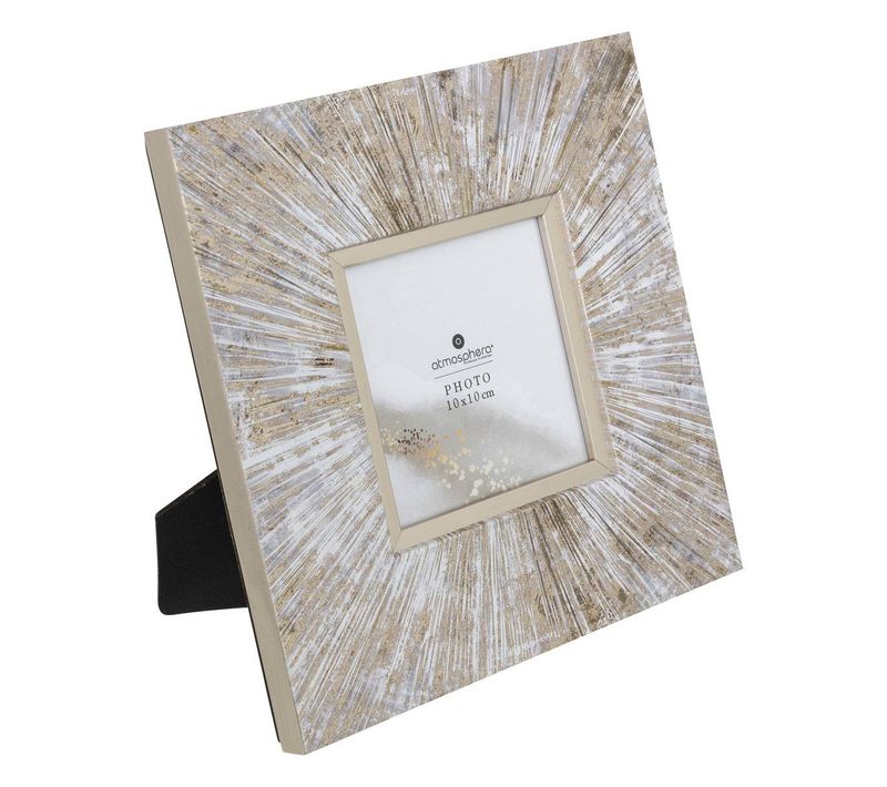 Cadre Photo Izzie Marron Doré 10x10cm