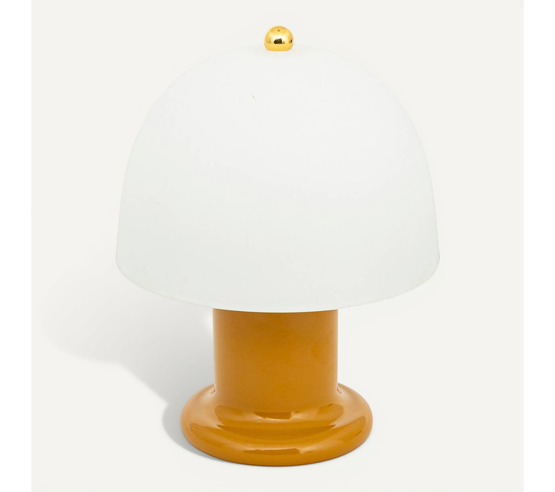 Lampe À Poser LED Rick Jaune H21cm