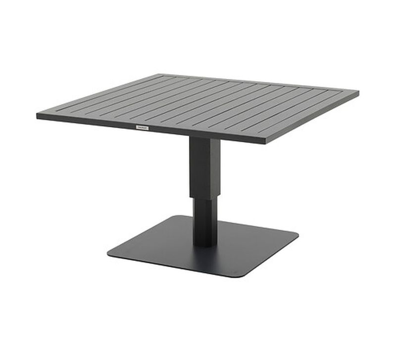 Table De Jardin Relevable Carrée En Aluminium Salimia - Graphite