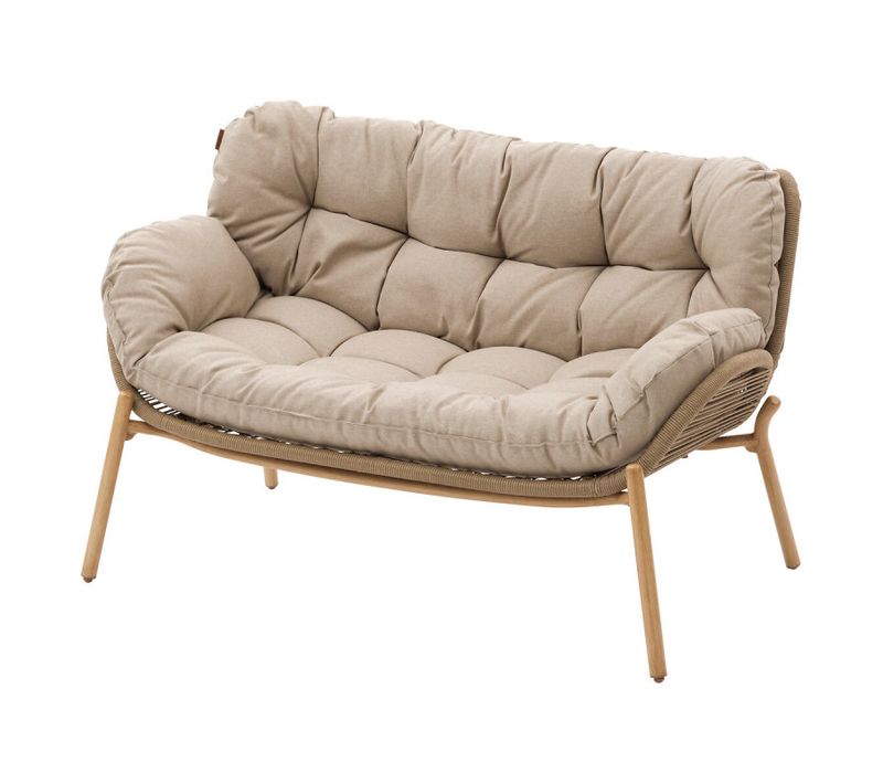 Canapé De Jardin 2 Places Meloane Taupe