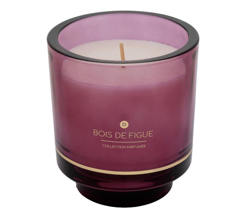 Bougie Parfumée En Verre "ilae" 225g Bois De Figue