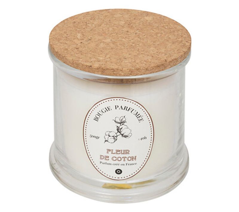 Bougie Parfumée "hapo" 500g Fleur De Coton