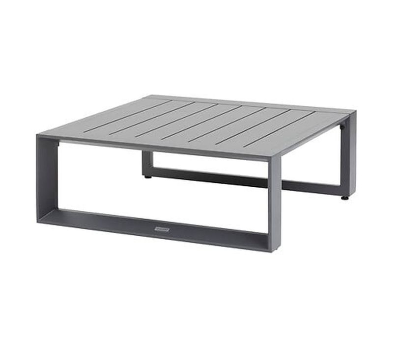 Table Basse De Jardin Carrée En Aluminium Allure - Graphite