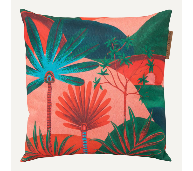 Coussin Déco D'extérieur "maoria" Motif Jungle 40 X 40cm En Polyester
