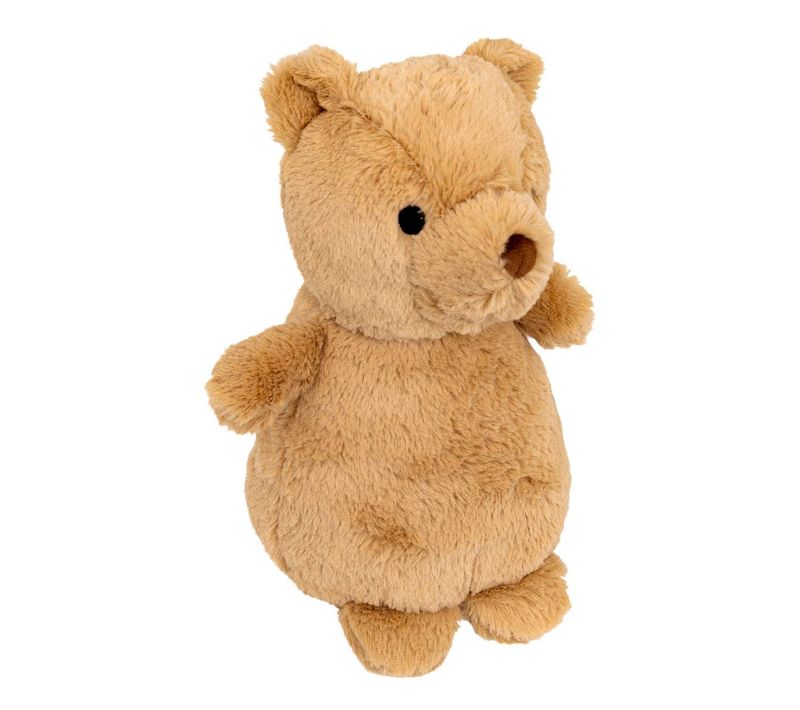 Veilleuse à Pile Multifonctions H.27cm Peluche Marron