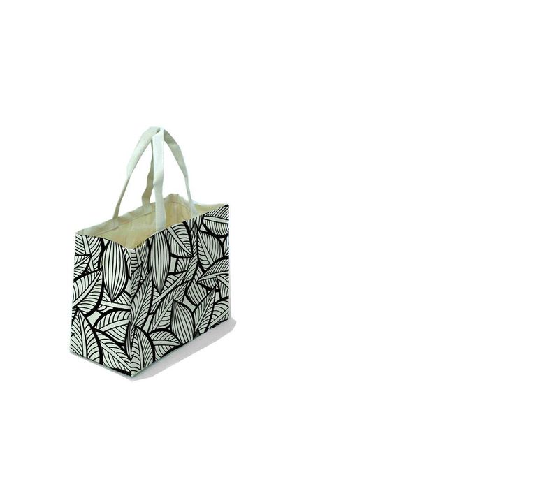 Sac De Shopping En Coton 50x35cm