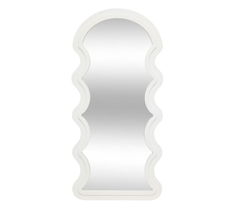 Miroir Mural Vague Emily - Blanc