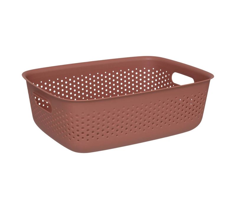 Panier "tila" 10l Sienne En Plastique