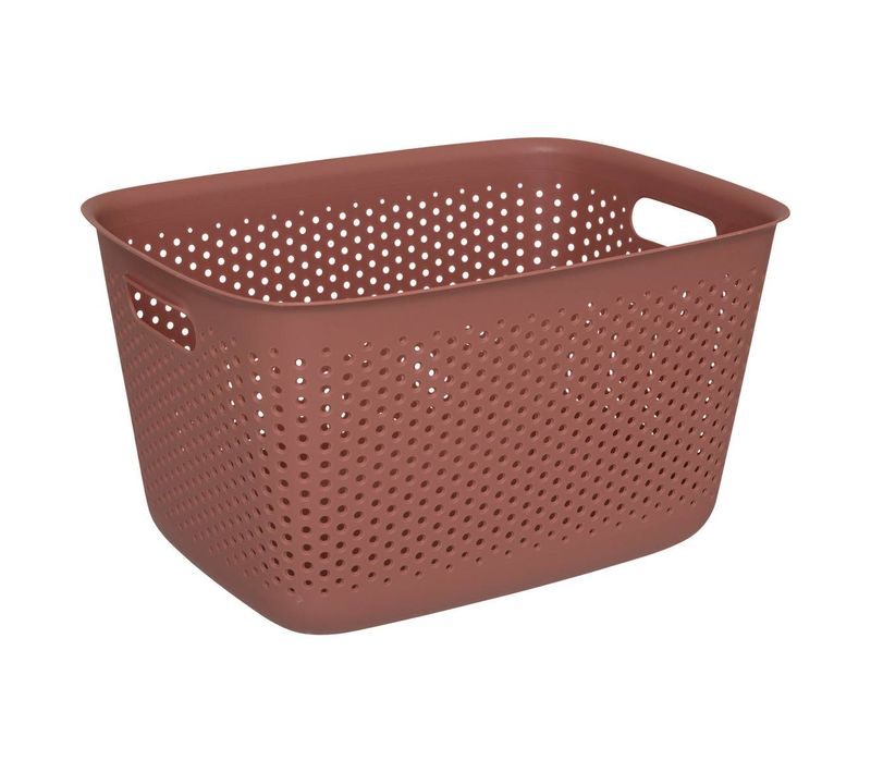 Panier "tila" 17l Sienne En Plastique