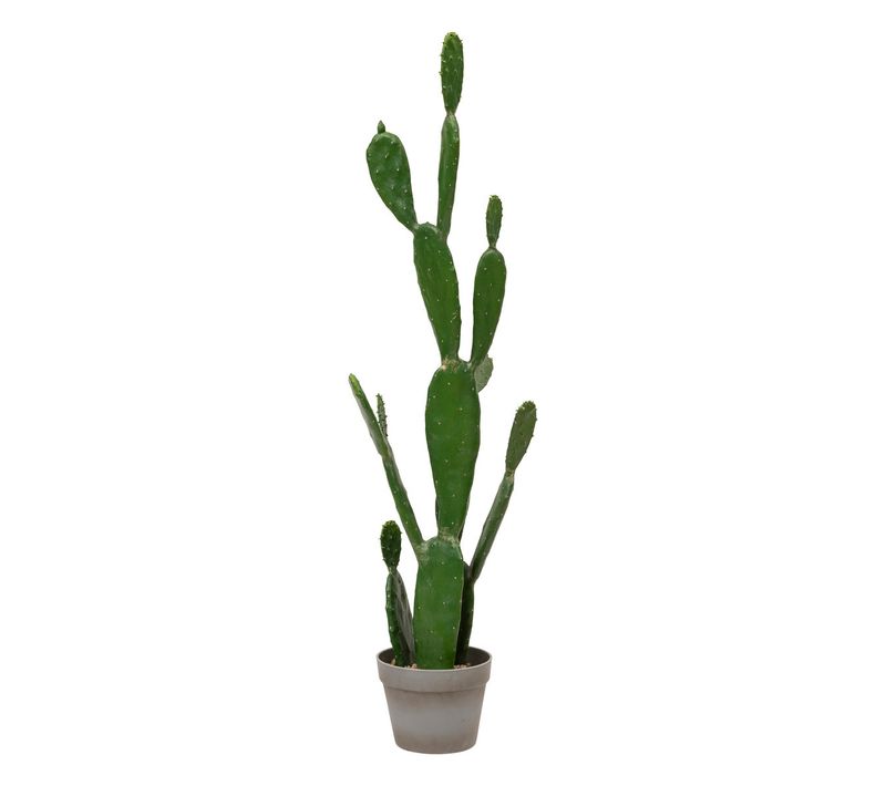 Plante Artificielle Cactus En Pot H 109 Cm