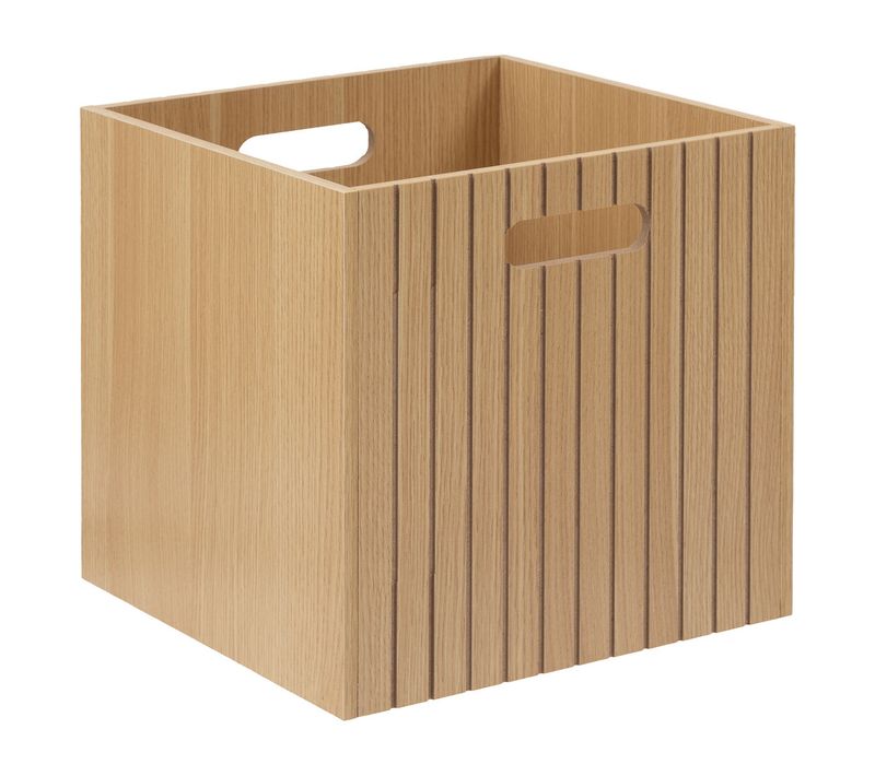 Boîte De Rangement En Bois Effet Tasseau
