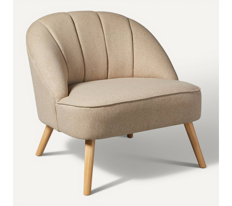 Fauteuil "naova" Beige