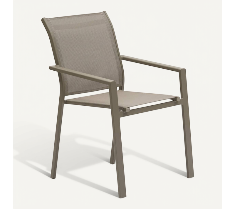 Fauteuil Repas Essentia Noisette/café Hespéride