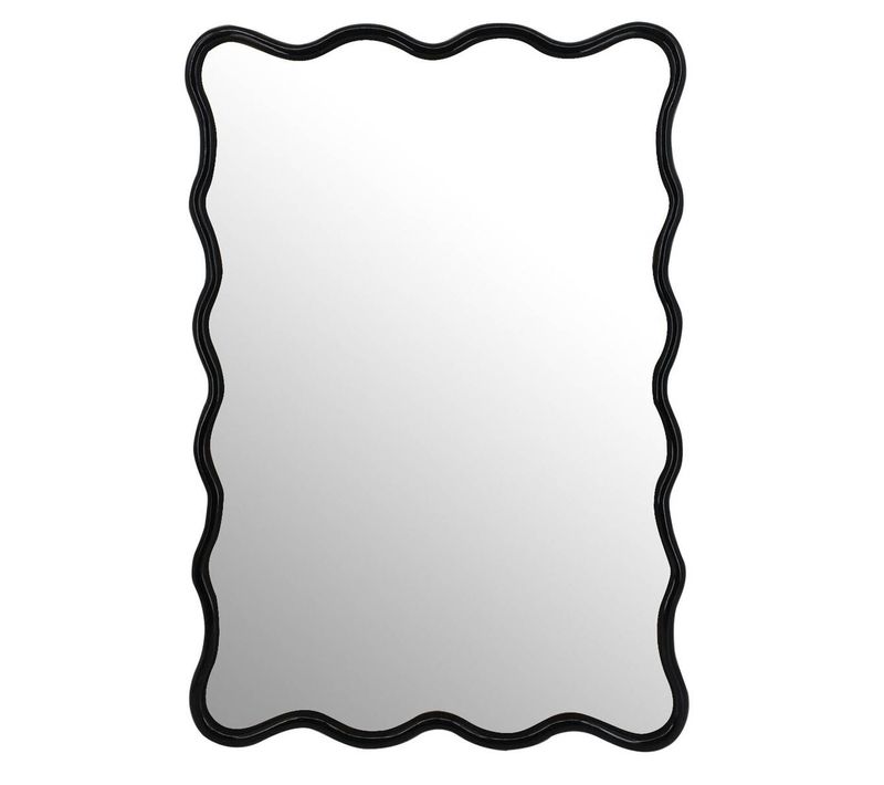 Miroir Vague "judy" Noir 89x59cm