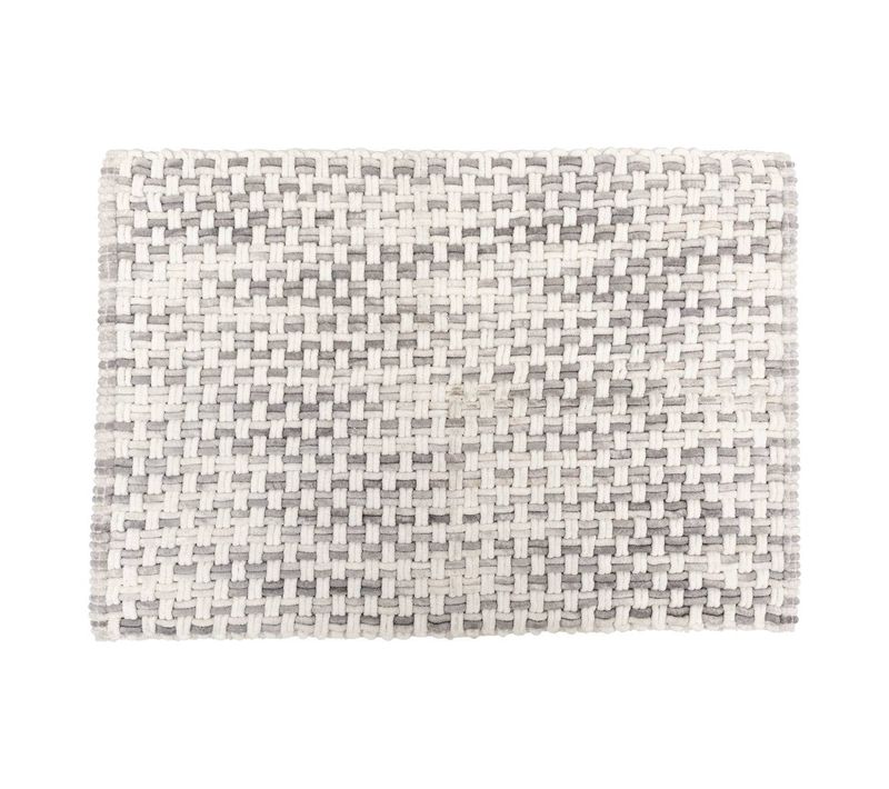 Tapis Tressé Gris 50x75cm