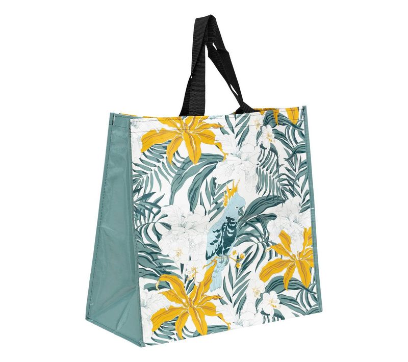 Sac De Shopping Motif Tropical 45x43cm