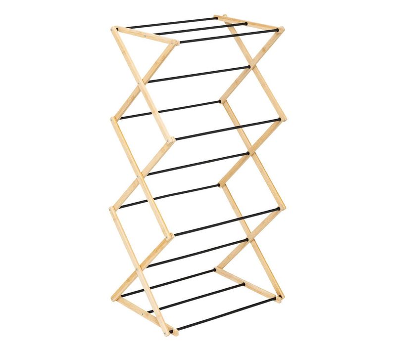 Étendoir à Linge Accordéon Pliant 106x56cm