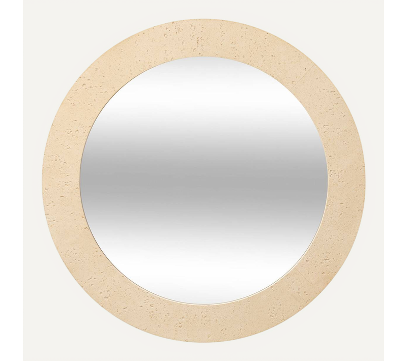 Miroir Mural Anaya Beige D78cm