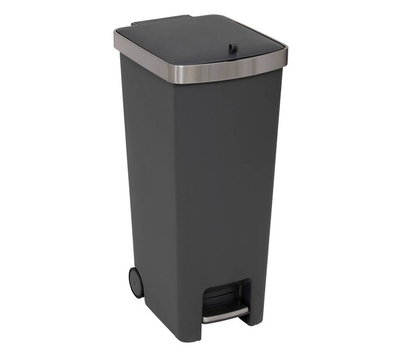 Poubelle Slim À Pédale 45l Gris