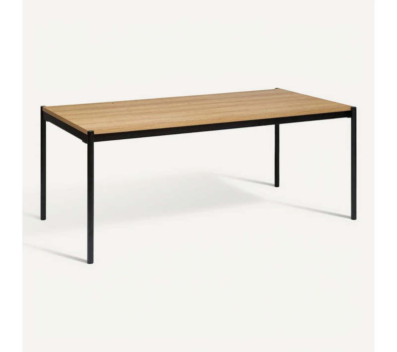 Table À Manger "aldea" Beige 181x93x76cm