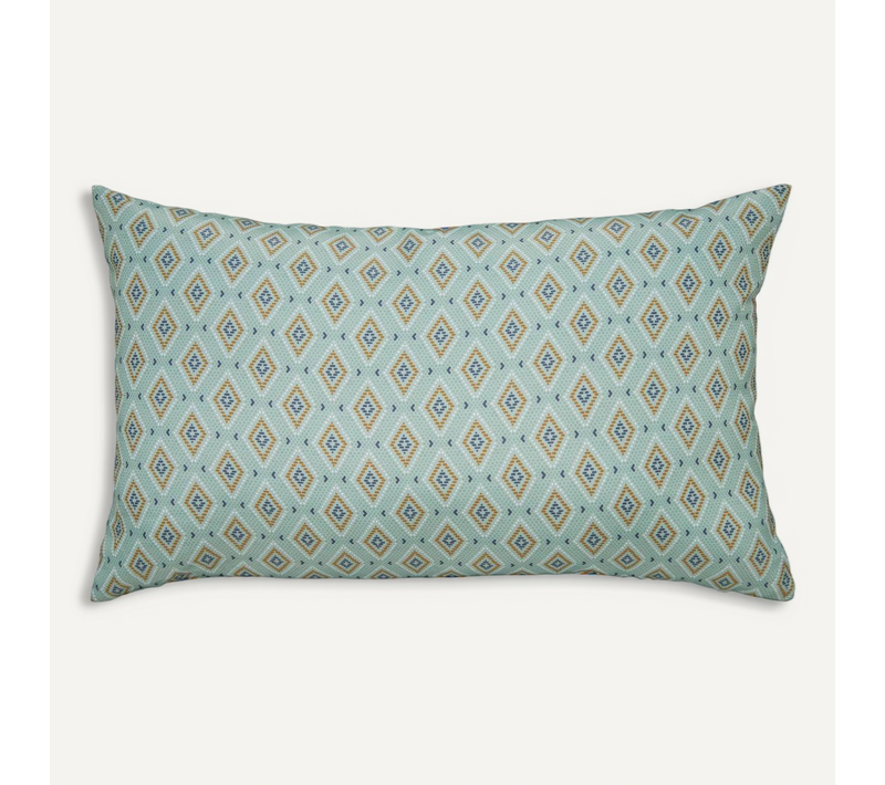 Housse De Coussin D'extérieur "lilio" Vert Céladon 30x50cm