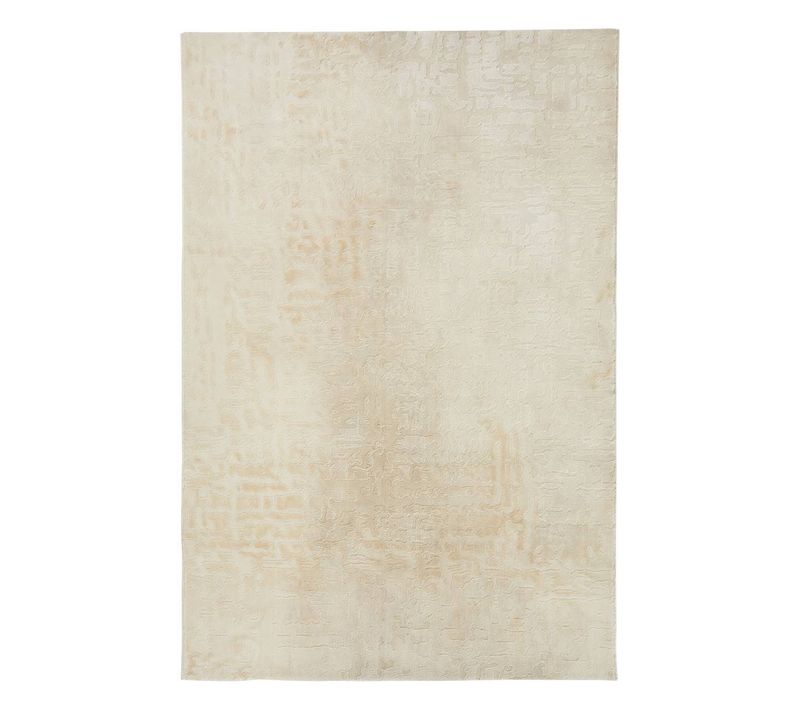 Tapis "row" Matière Recyclée Blanc Chaud 150x200cm