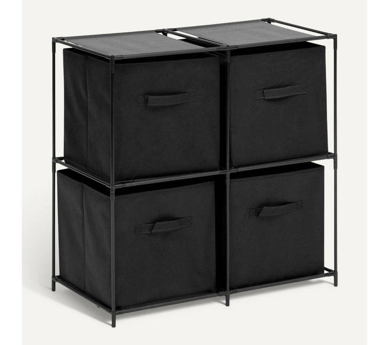 Etagère 2 Niveaux Mix'n Modul Noir