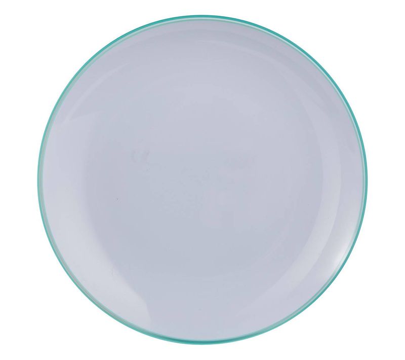 Assiette "square" Vert Menthe 25cm