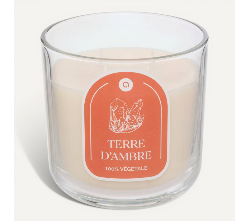 Bougie Parfumée " Floa" Ambre 350g