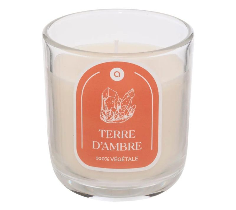 Bougie Parfumée En Verre "floa" 210g Ambre