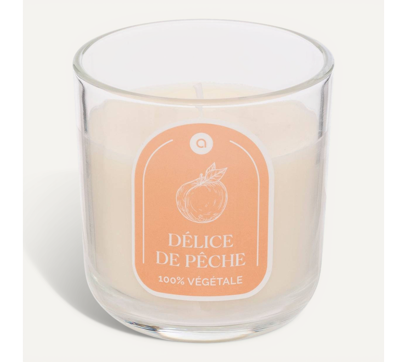 Bougie Parfumée " Floa" Pêche 115g