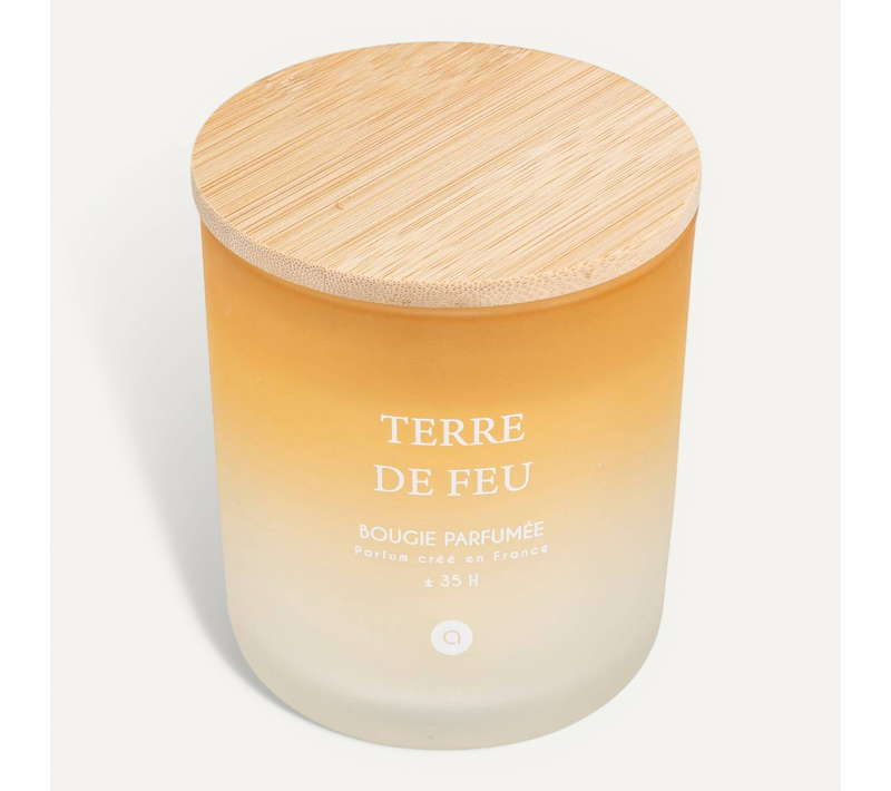 Bougie Parfumée Sana 255g Pot Verre Terre De Feu
