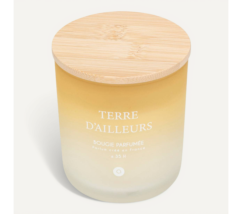 Bougie Parfumée Sana 255g Pot Verre Terre D'ailleurs