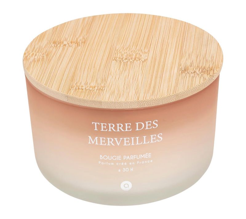Bougie Parfumée En Verre "sana" 420g Terre Des Merveilles