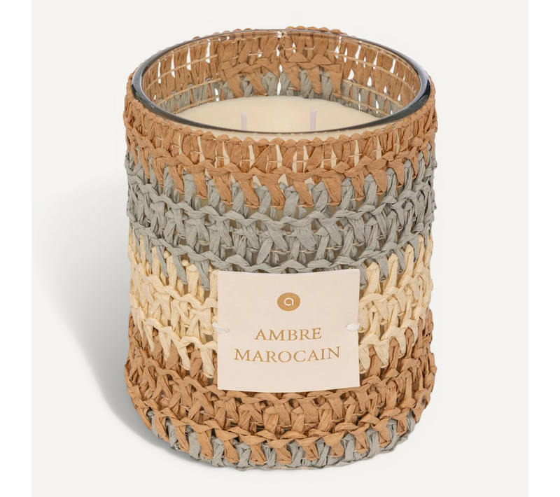 Bougie Parfumée "zaya" Ambre 470g