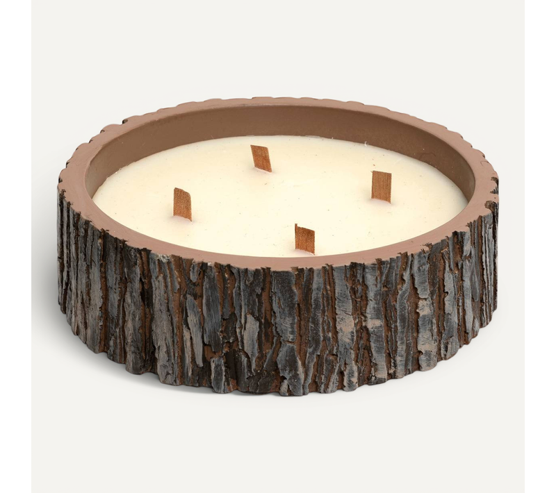 Bougie Pfm Tronc Ceram D20cm 350g