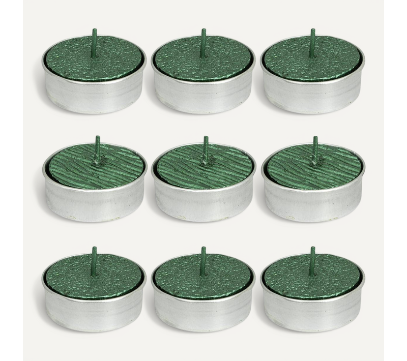 Bougie Cp Paill X 9 Vert 12g