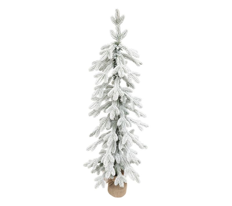 Déco De Noël Sapin De Table Artificiel Blanc H 90 Cm