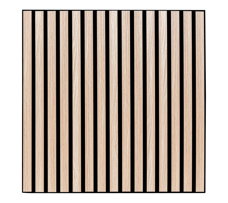 Panneau Mural Décoratif En Bois Clair 60 X 60 Cm