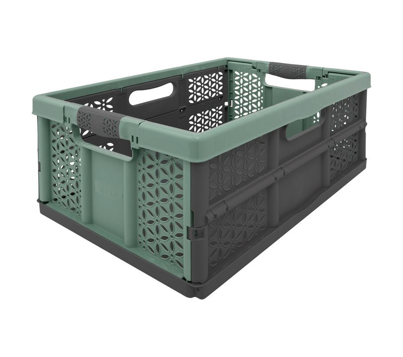 Caisse De Rangement Pliable Avec Poignées Soft Touch 32l