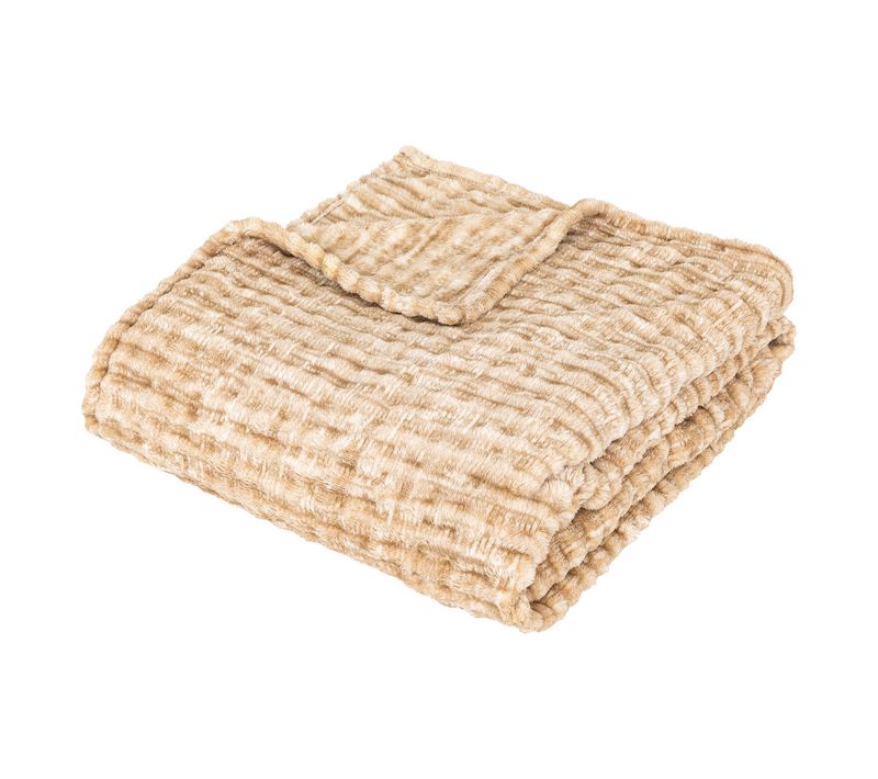 Plaid Flanelle En Relief 125 X 150 Cm