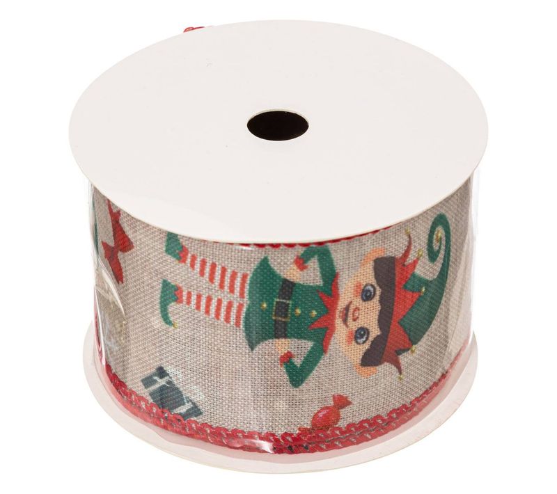 Lot De 3 Ruban Tissé 5 Mm L.3 M Polyester Assorti
