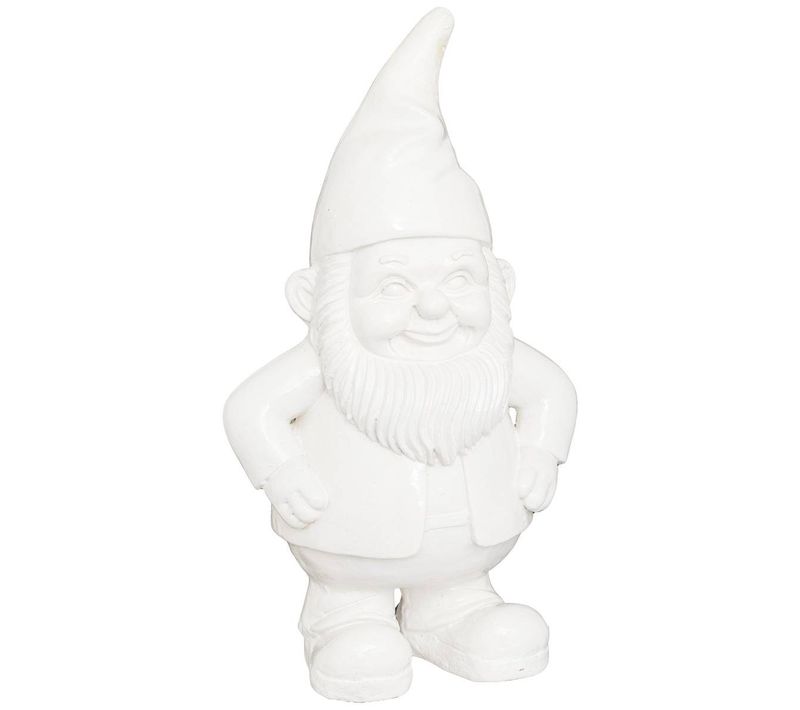 Statue Nain De Jardin Déco Extérieur Anao H.42cm Résine Assorti