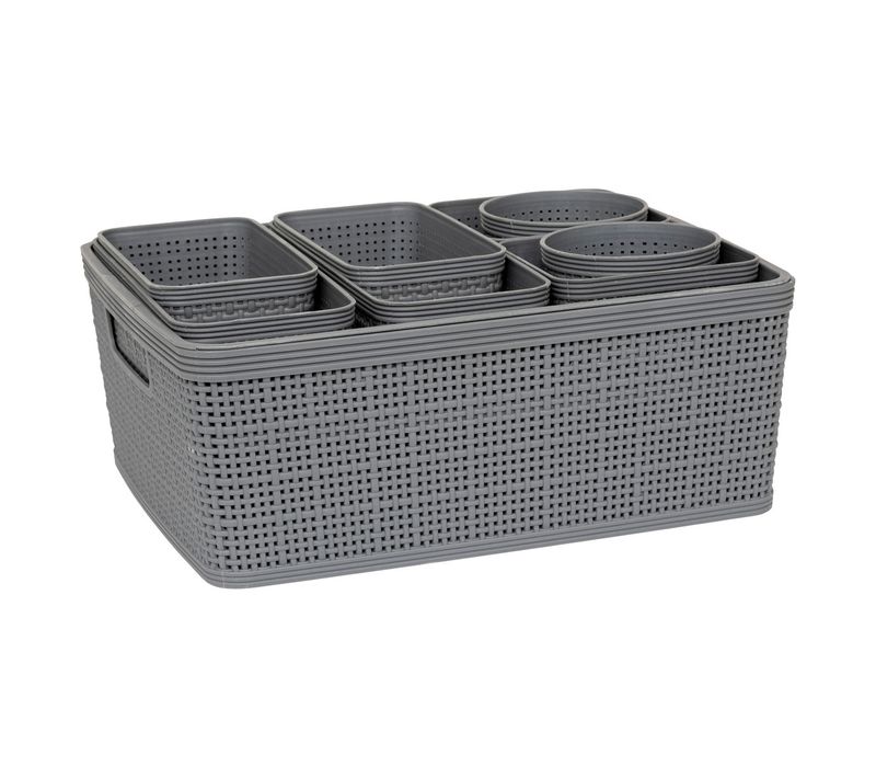 Set De 10 Paniers Organisateurs 6 Tailles Différentes