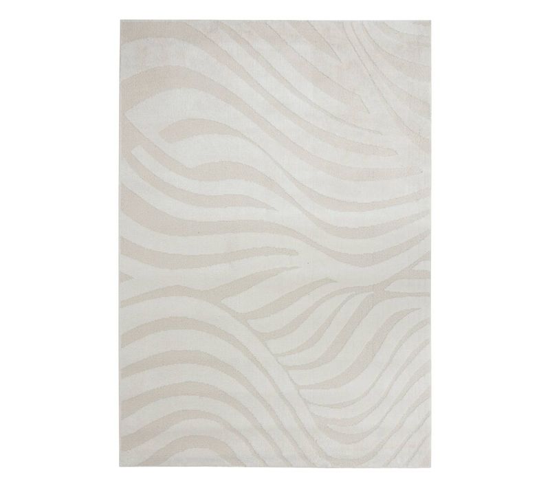 Tapis Effet Laine Anoai Blanc 200x150cm