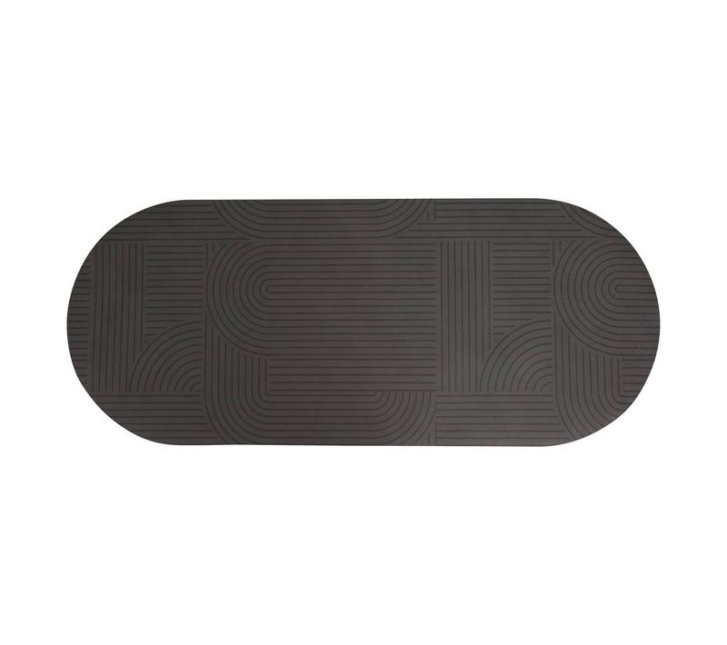 Tapis Diatomite Anti-dérapant L120cm Oval