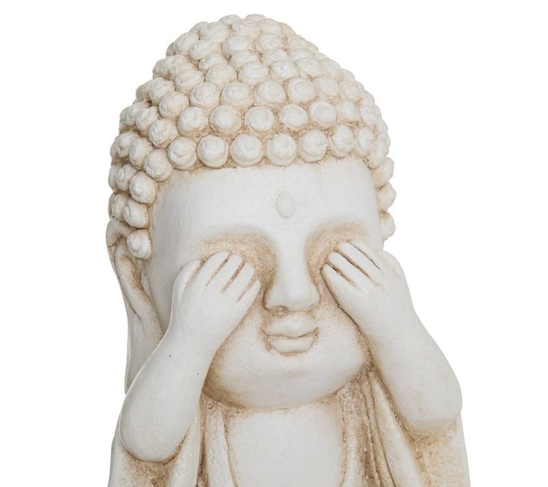 Statuette Bouddha Ilan Blanc