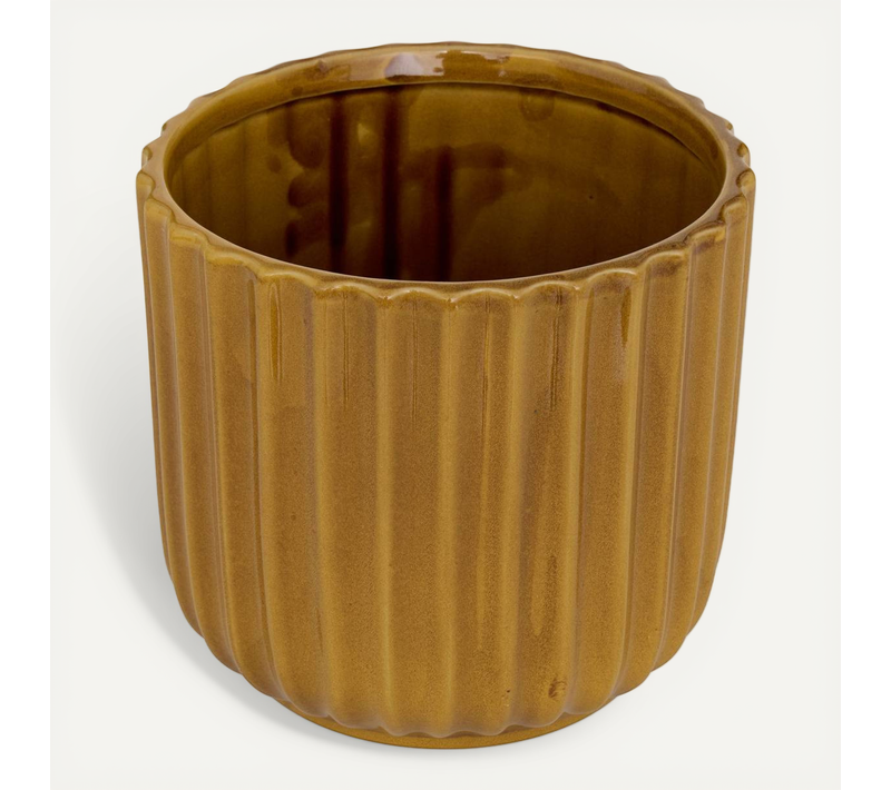 Cache-pot Iko En Grès 16x16x15cm