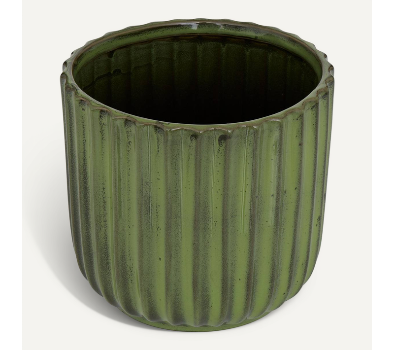 Cache-pot Iko En Grès 16x16x15cm