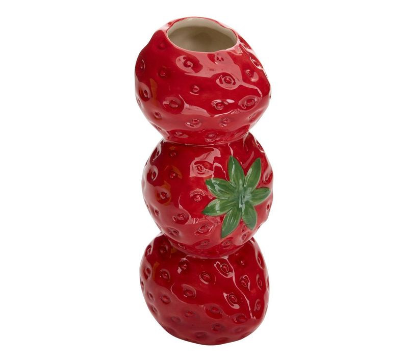 Vase Fruity Pastèque En Céramique 10,5x8,5x19,8 Cm